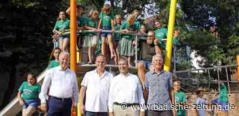 Freude über das neue Klettergerüst - Lahr - badische-zeitung.de