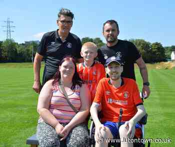 Alfie warms up for being mascot! | News | Luton Town FC - lutontown.co.uk