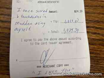 Former NFL star Chad Johnson hands out massive tip - Pincher Creek Echo