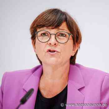 SPD-Chefin wirbt für Übergewinnsteuer - Antenne Unna