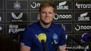 Eddie Howe's pre-Nottingham Forest media briefing in full - Newcastle United