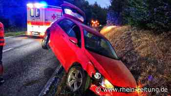 Bei Bad Sobernheim von Straße abgekommen: Autofahrerin leicht verletzt - Rhein-Zeitung