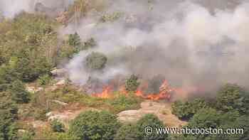 Crews Still Fighting Brush Fire in Gloucester Amid Dry Conditions - NBC10 Boston