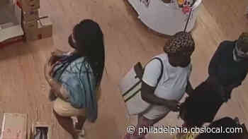 Police Searching For 3 Women Caught On Camera Stealing Wigs From Gloucester Township Beauty Store - CBS Philly