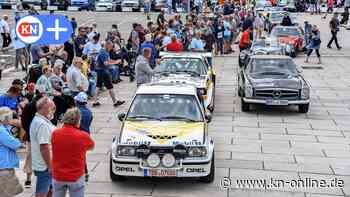 Revival der Olympia-Rallye in Kiel: Schaulaufen lockt bereits viele Auto-Enthusiasten in die Stadt
