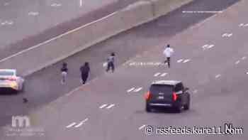 Four teens in custody after chase ends in crash, foot pursuit