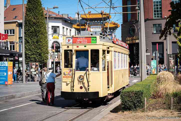 ‘t Stad was even een tramlijn rijker: Radio Minerva viert het behoud van zijn frequentie in stijl