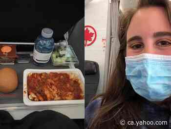 I flew on Air Canada in economy from London to Montreal and while the Boeing 787 was comfortable, the food was a real disappointment - Yahoo Canada