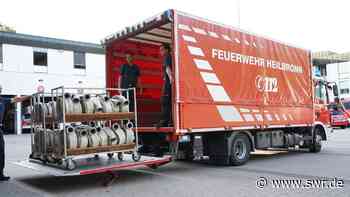 Feuerwehr Heilbronn schickt Ausrüstung nach Sachsen - SWR Aktuell