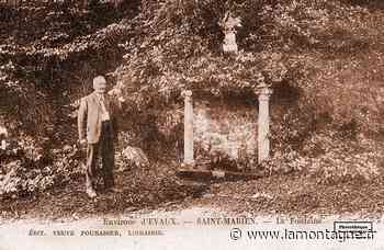Carte postale - A Evaux-les-Bains (Creuse), coule une fontaine miraculeuse pour dompter les enfants "rechignoux" - La Montagne