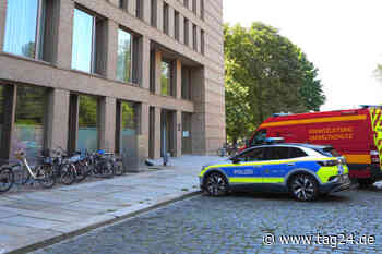 Dresden: Unbekannte weiße Substanz in Brief entdeckt - Einsatz von Polizei und Feuerwehr am Amtsgericht - TAG24