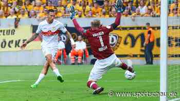 Stuttgart gegen Dresden glücklich in Pokal-Runde zwei - Sportschau