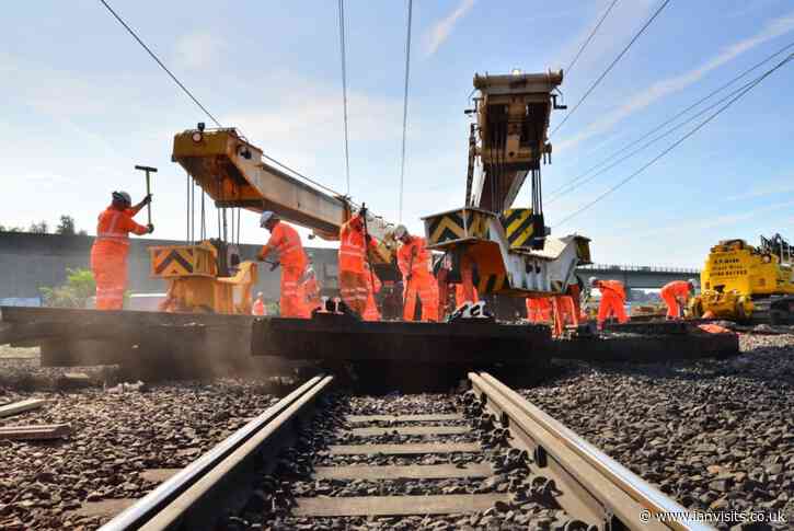 August bank holiday railway disruptions announced