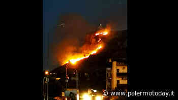Monte Giancaldo in fiamme, notte di fuoco e paura a Bagheria - PalermoToday