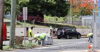 DPW Advises Public of Road Striping Projects in August. - St, Thomas Source