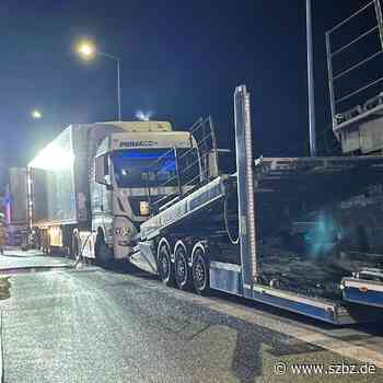 Sindelfingen/A 8: Lkw gerät auf Parkplatz Sommerhofen in Brand - Sindelfinger Zeitung / Böblinger Zeitung