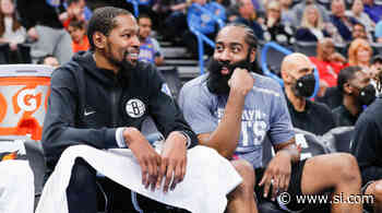 Kevin Durant, James Harden Celebrate With Travis Scott After His First Solo Show Since Astroworld Tragedy - Sports Illustrated