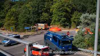 Weiter Kampf gegen Feuer im Grunewald - Autobahn vor Öffnung