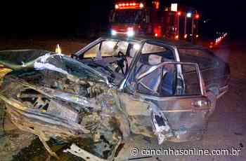 Motorista é ejetado em acidente na SC-477 em Itaiópolis - Canoinhas Online