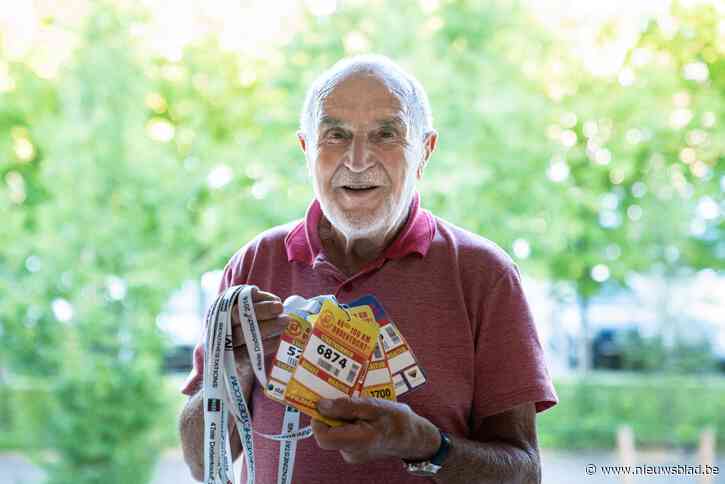 Hendrik (93) is oudste deelnemer aan Dodentocht: “Na mijn eerste deelname zei ik ‘nooit meer’, maar straks sta ik hier al voor de 32ste keer”