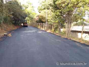 Obras de pavimentação são realizadas no distrito de Acuruí, em Itabirito - Sou Notícia