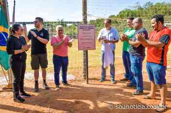 Itabirito: campo de futebol é inaugurado no Córrego do Bação | Sou Notícia | SN - Sou Notícia
