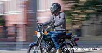 Coburg: Moped-Rowdy (17) rast innerorts mit Tempo 100 der Polizei davon