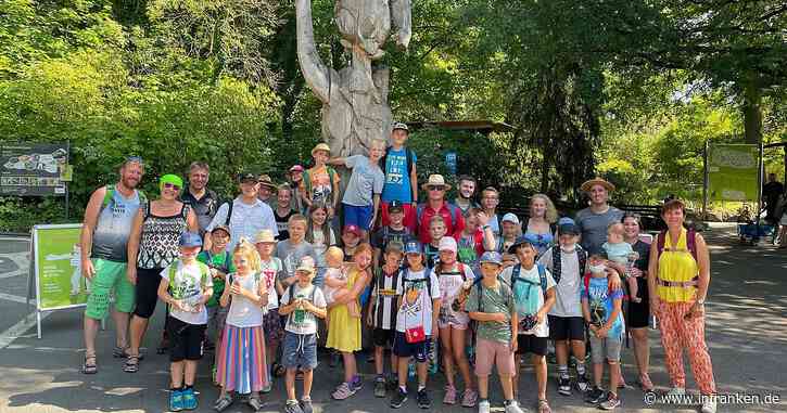 Ferienpasskinder erkunden Tiergarten Nürnberg