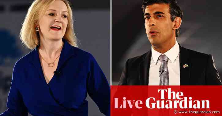 Sunak says Truss’s anti-handout approach to cost of living crisis ‘won’t touch the sides’ – UK politics live