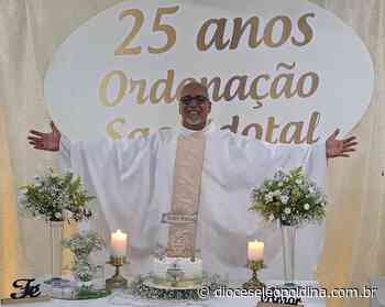 Missa de aniversário de ordenação Pe. Marcos - dioceseleopoldina.com.br