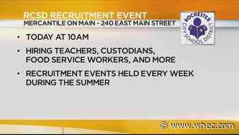 Recruitment event for Rochester City Schools on Monday