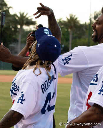 Lil Wayne Plays In The Jackie Robinson Celebrity Softball Game [Videos & Pictures] - Lil Wayne Fansite
