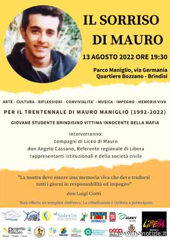 Brindisi: oggi e sabato commemorazioni di due vittime innocenti della sacra corona unita - Noi Notizie