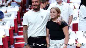 David Beckham besucht mit Tochter Konzert