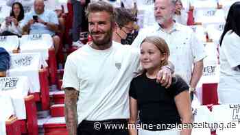 David Beckham besucht mit Tochter Konzert