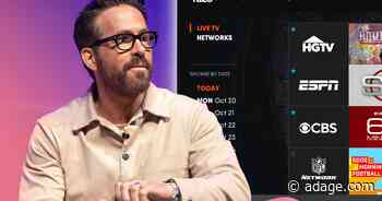 Ryan Reynolds’ Maximum Effort Productions signs multiyear deal with FuboTV