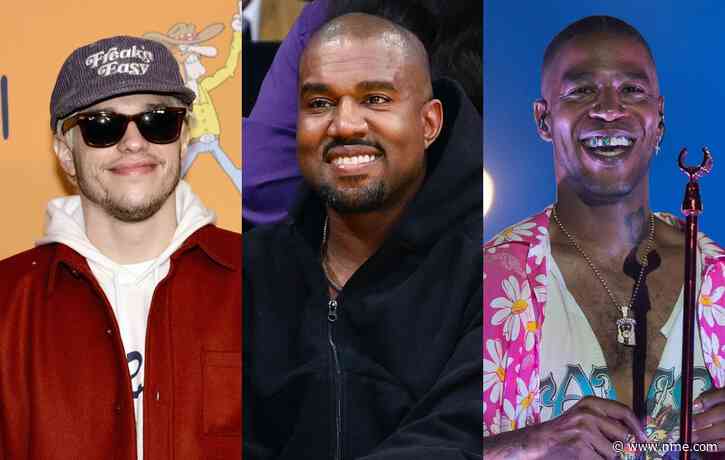 Kanye West throws shade at Pete Davidson and Kid Cudi with fake New York Times headline