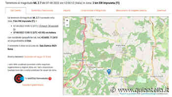 Scosse di terremoto con epicentro Impruneta - QuiAntella.it