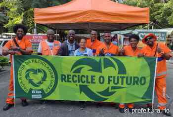 Prefeitura promove ação de coleta seletiva e oficina com moradores da Taquara - Prefeitura da Cidade do Rio de Janeiro - prefeitura.rio - Prefeitura do Rio