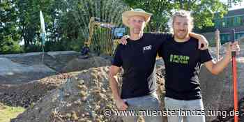 MLZ+ Gerüst des großen Pumptracks steht schon – an anderer Stelle wird abgerissen - Münsterland Zeitung