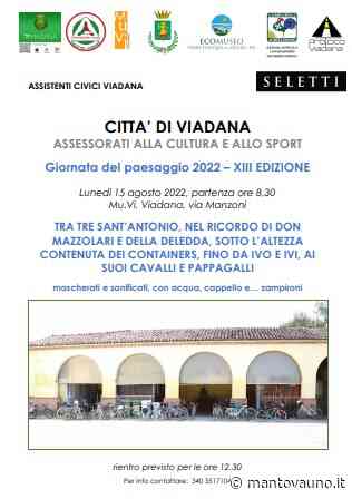 "Giornata del Paesaggio", il 16 agosto a Viadana la 13esima edizione - Mantovauno.it