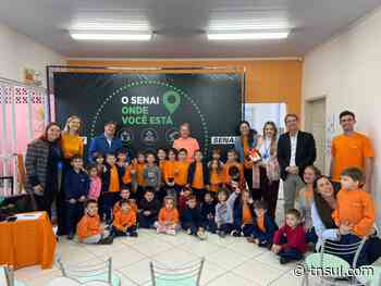 Orleans: Fiesc entrega equipamentos à Escola de Educação Infantil - TN Sul
