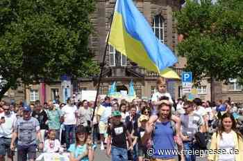 Kundgebung gegen den Krieg in der Ukraine - freiepresse.de