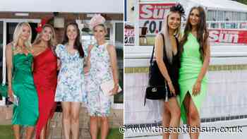 Glamorous racegoers pose for pics and show off their style at Ayr Ladies Night... - The Scottish Sun