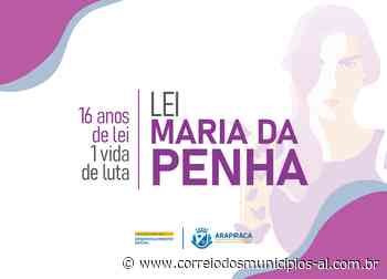Lei Maria da Penha: Arapiraca já realizou mais de 5.500 atendimentos a mulheres vítimas de violência - Correio dos Municípios