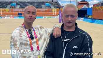 Birmingham Commonwealth Games sand rake dancers: 'Viral reaction is crazy' - BBC