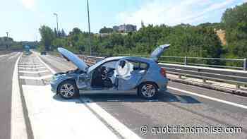 Scontro tra tir e auto lungo la Tangenziale Ovest di Campobasso - quotidianomolise.com - Il Quotidiano del Molse