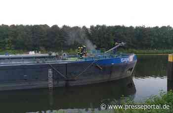 FW-OB: Schiffsführer meldet Brandrauch auf Tankschiff in Oberhausen Dellwig