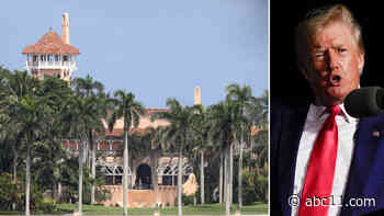 Trump says FBI conducting search of Mar-a-Lago estate