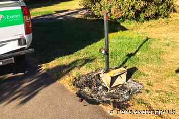 Please watch out for bin fires - Exeter City Council
